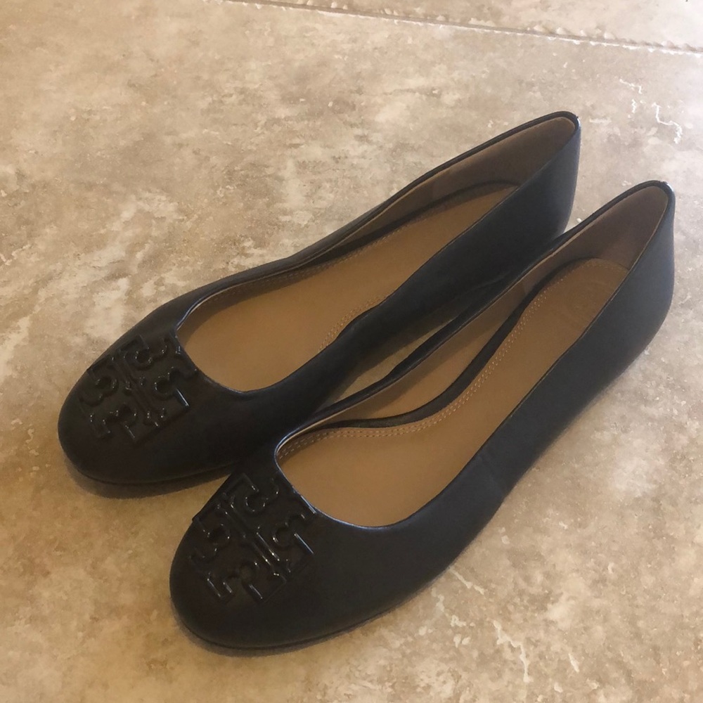 Women’s Tory Burch Leather Flats Shoes US 9